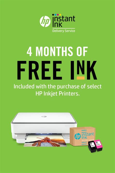 4 month free trial hp instant ink